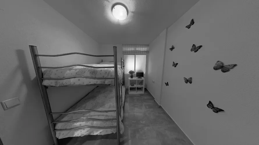 Foto de dormitorio en un piso en alquiler