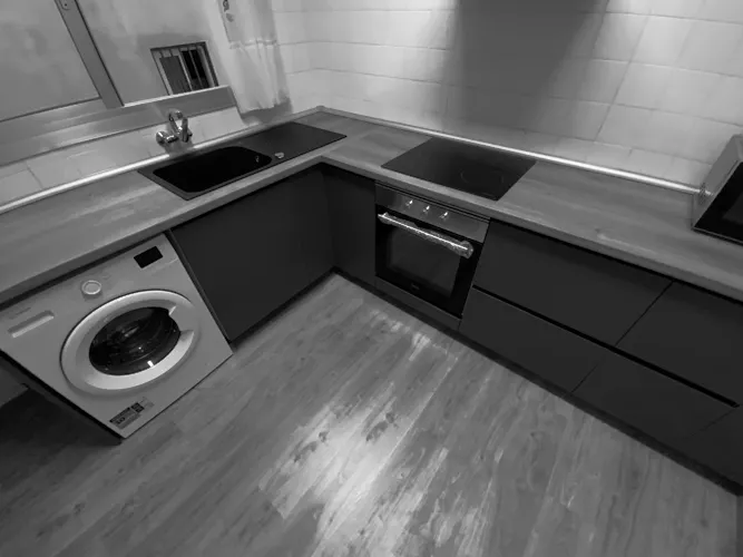 Foto de cocina en un piso en alquiler