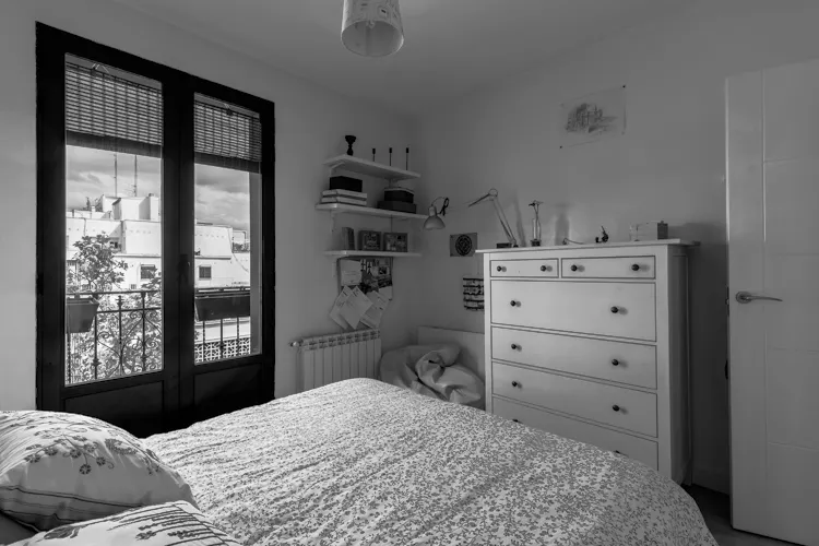 Foto de dormitorio en un piso en alquiler