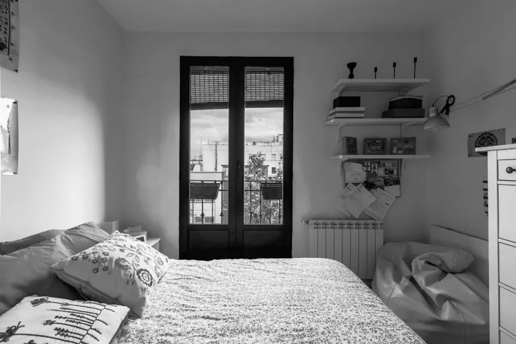 Foto de dormitorio en un piso en alquiler