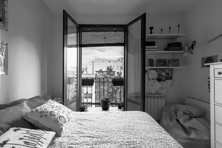 Foto de dormitorio en un piso en alquiler