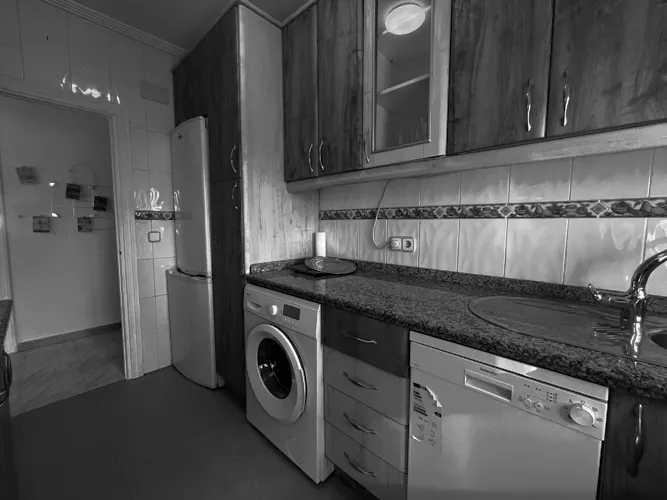 Foto de cocina en un piso en alquiler