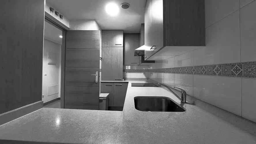 Foto de cocina en un piso en alquiler