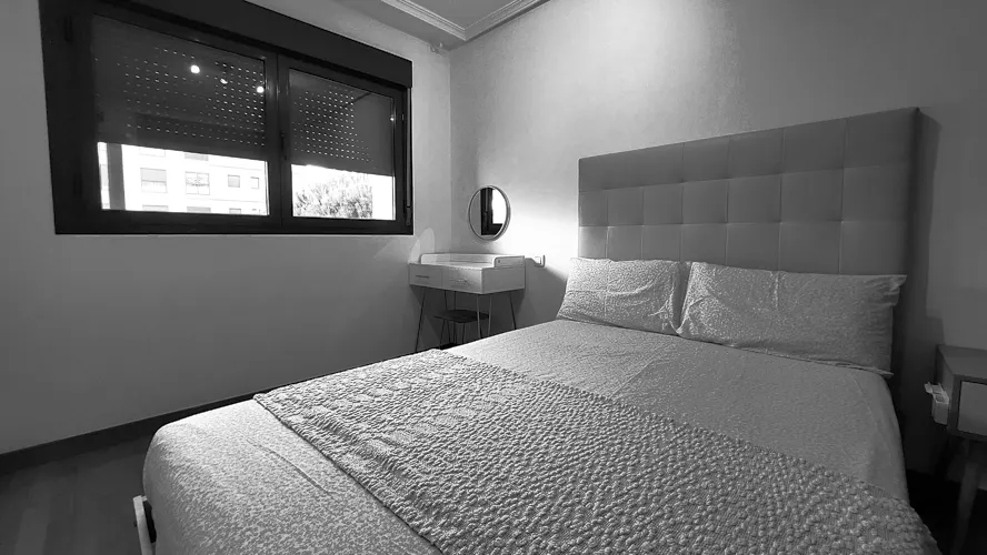 Foto de dormitorio en un piso en alquiler