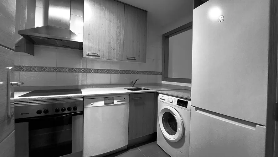 Foto de cocina en un piso en alquiler