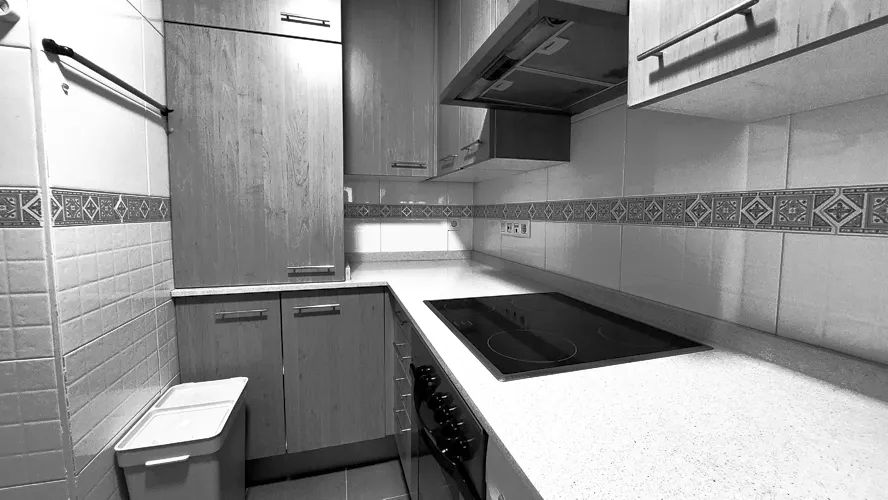 Foto de cocina en un piso en alquiler
