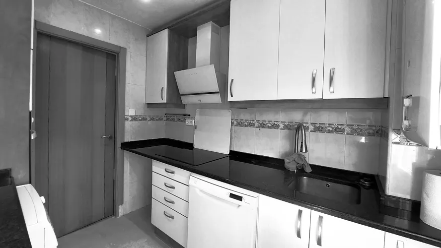 Foto de cocina en un piso en alquiler