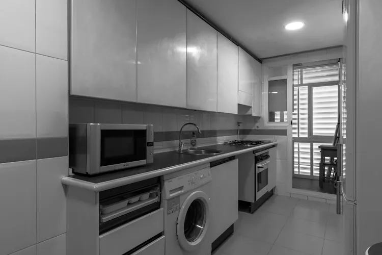 Foto de cocina en un piso en alquiler
