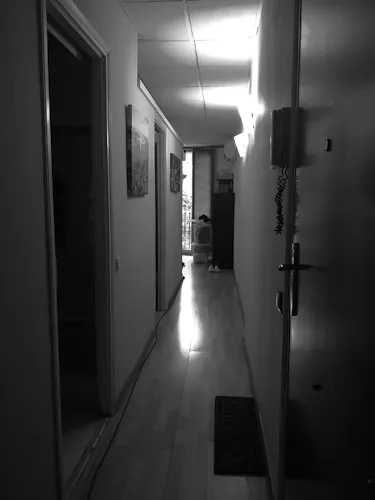 Foto de pasillo en un piso en alquiler