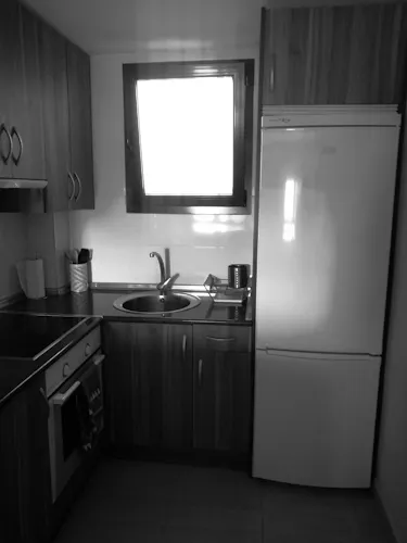 Foto de cocina en un piso en alquiler