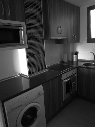 Foto de cocina en un piso en alquiler