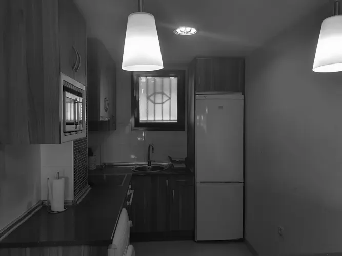 Foto de cocina en un piso en alquiler