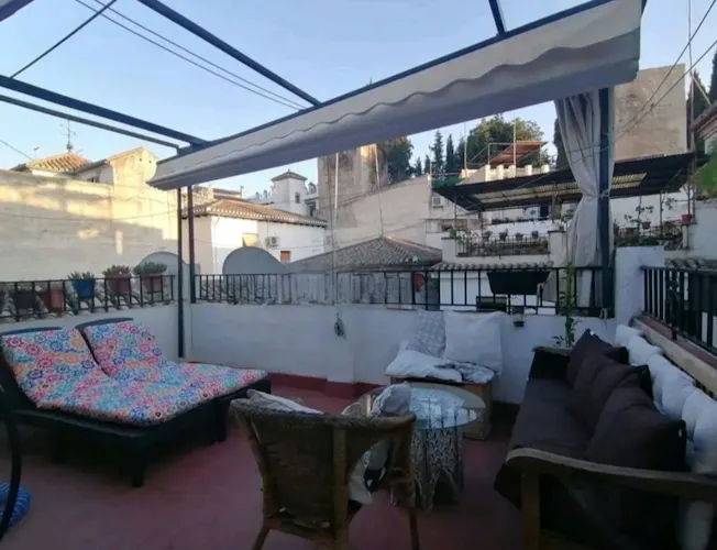 Foto de terraza en un piso en alquiler