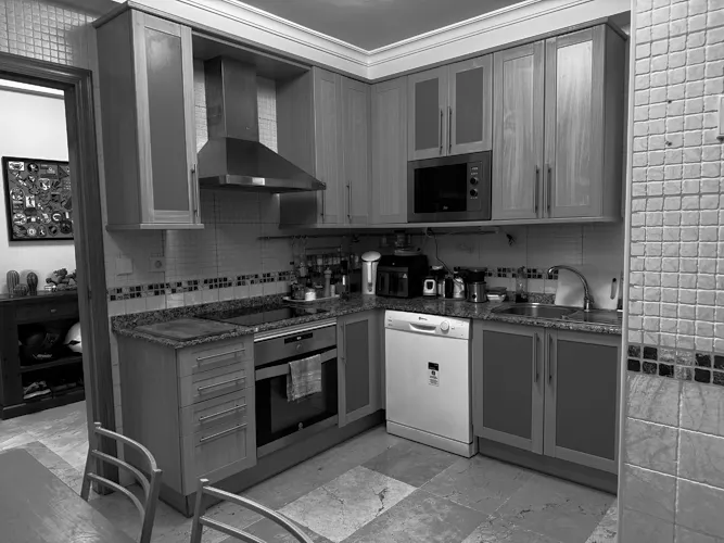 Foto de cocina en un piso en alquiler