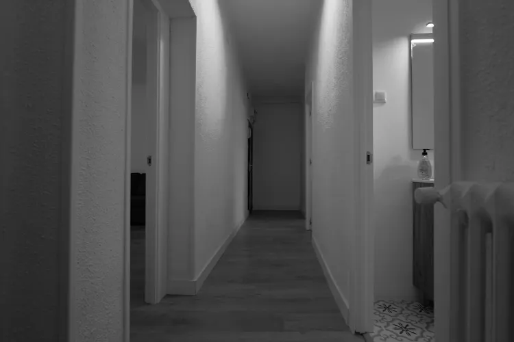 Foto de pasillo en un piso en alquiler