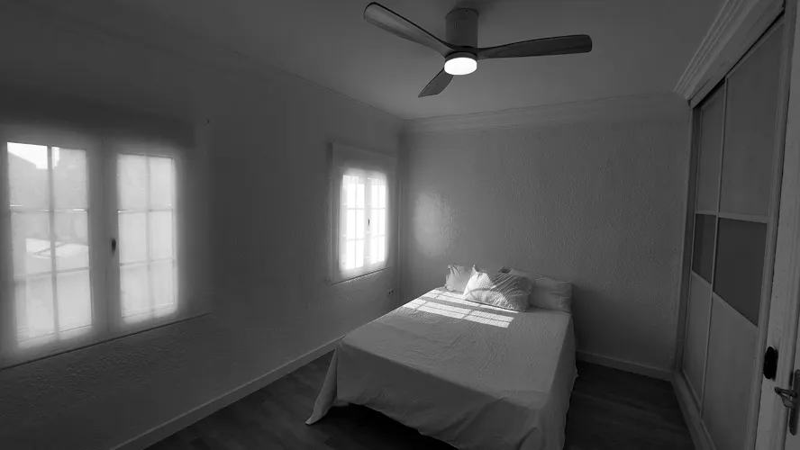 Foto de dormitorio en un piso en alquiler