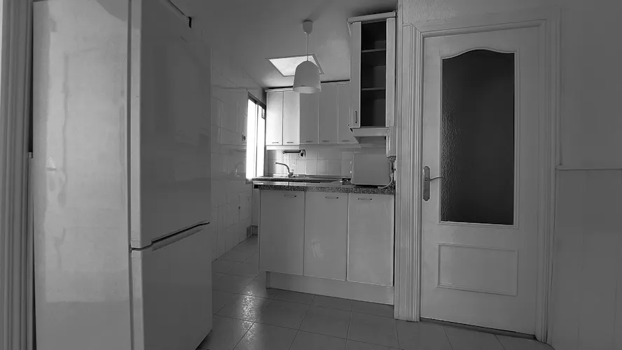 Foto de cocina en un piso en alquiler