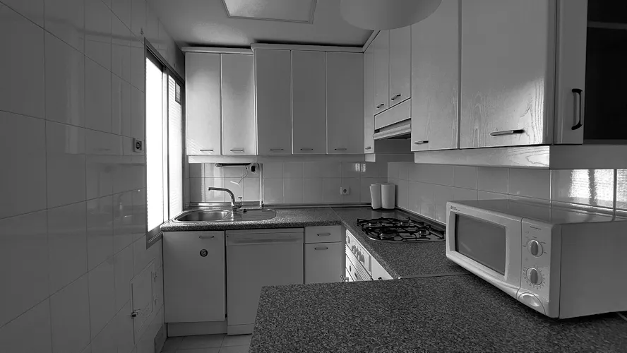 Foto de cocina en un piso en alquiler