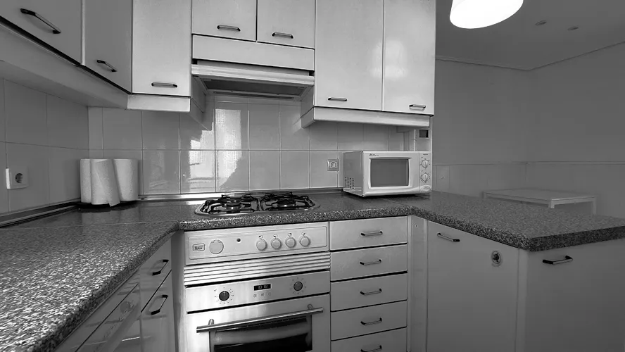 Foto de cocina en un piso en alquiler