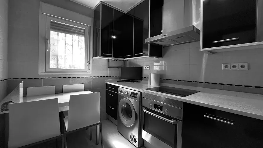 Foto de cocina en un piso en alquiler