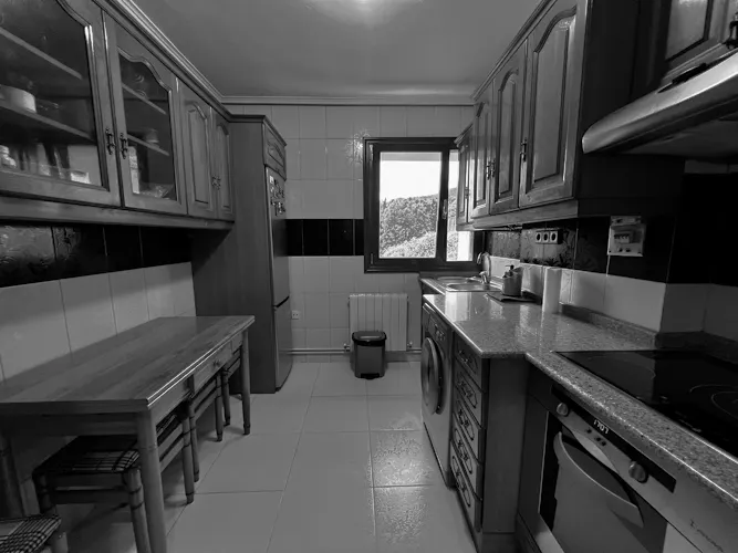 Foto de cocina en un piso en alquiler