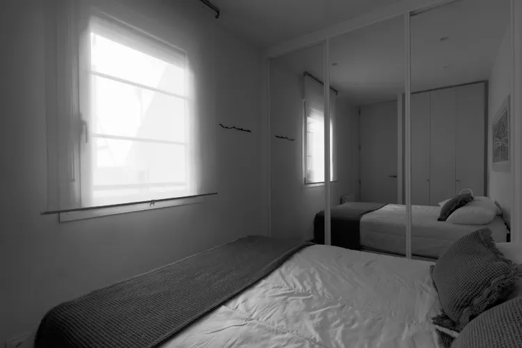 Foto de dormitorio en un piso en alquiler