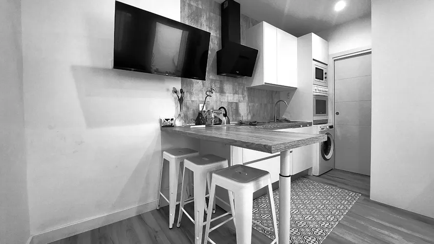 Foto de cocina en un piso en alquiler