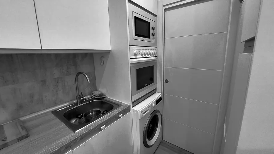 Foto de cocina en un piso en alquiler