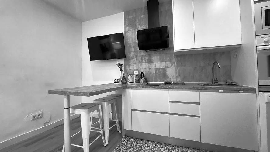 Foto de cocina en un piso en alquiler