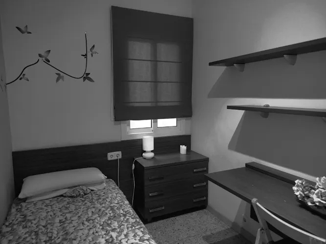 Foto de dormitorio en un piso en alquiler
