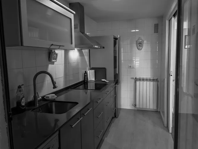Foto de cocina en un piso en alquiler