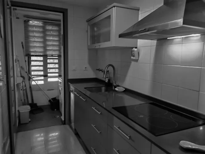 Foto de cocina en un piso en alquiler