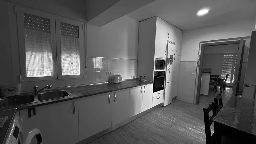 Foto de cocina en un piso en alquiler