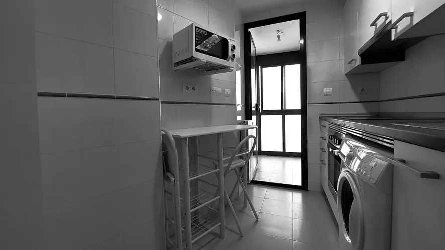 Foto de cocina en un piso en alquiler