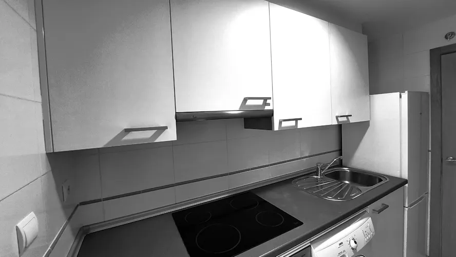 Foto de cocina en un piso en alquiler