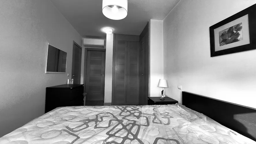 Foto de dormitorio en un piso en alquiler