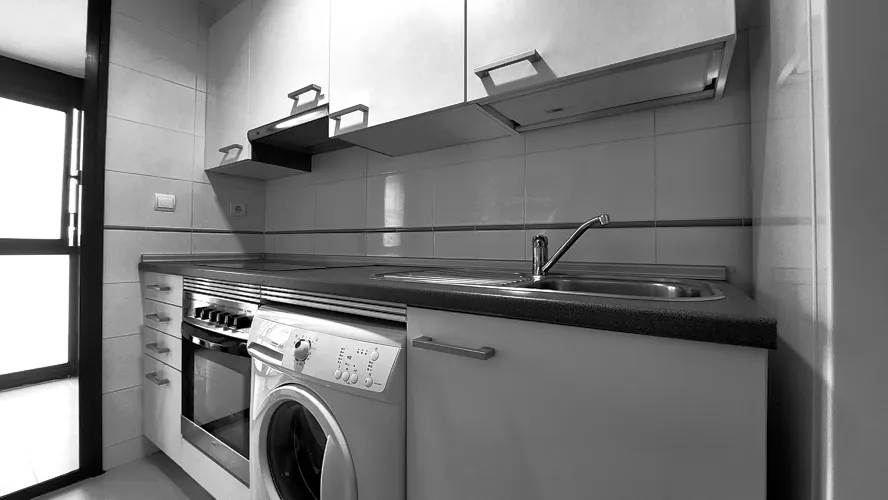 Foto de cocina en un piso en alquiler