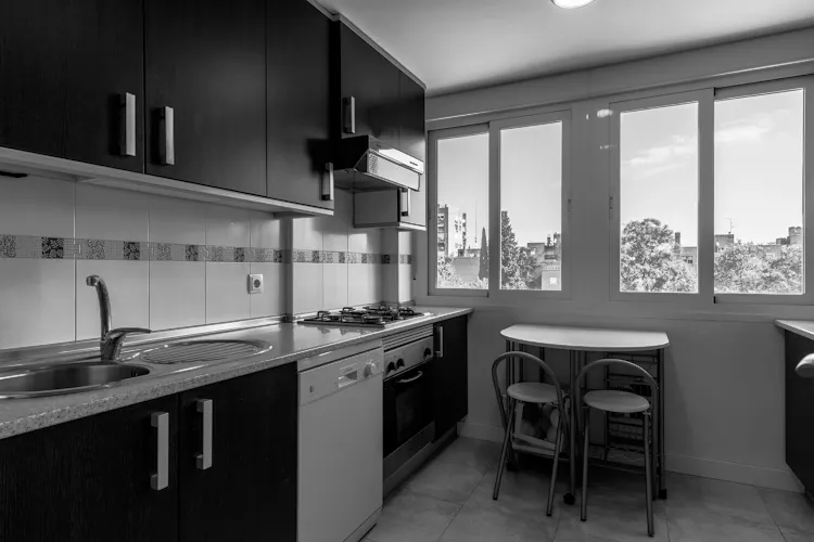 Foto de cocina en un piso en alquiler