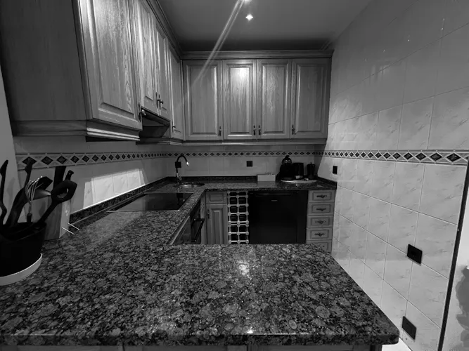 Foto de cocina en un piso en alquiler