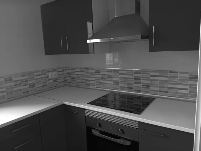 Foto de cocina en un piso en alquiler