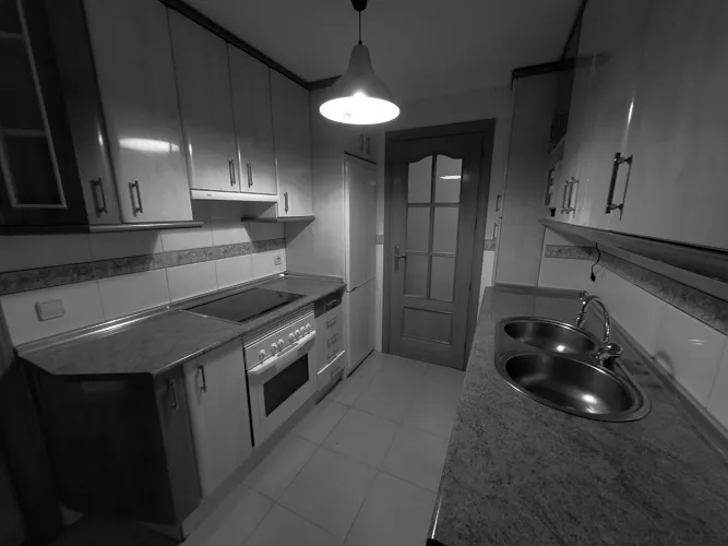 Foto de cocina en un piso en alquiler