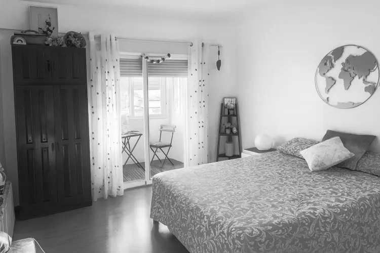 Foto de dormitorio en un piso en alquiler