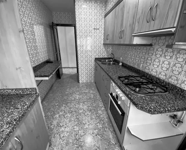 Foto de cocina en un piso en alquiler