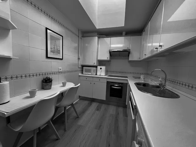 Foto de cocina en un piso en alquiler