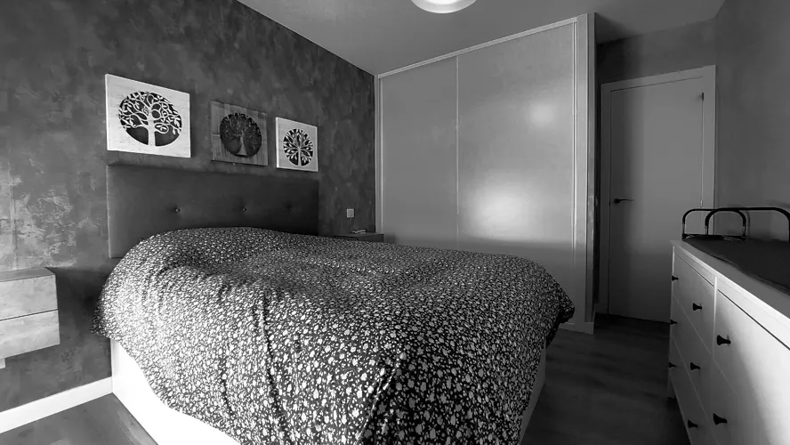 Foto de dormitorio en un piso en alquiler
