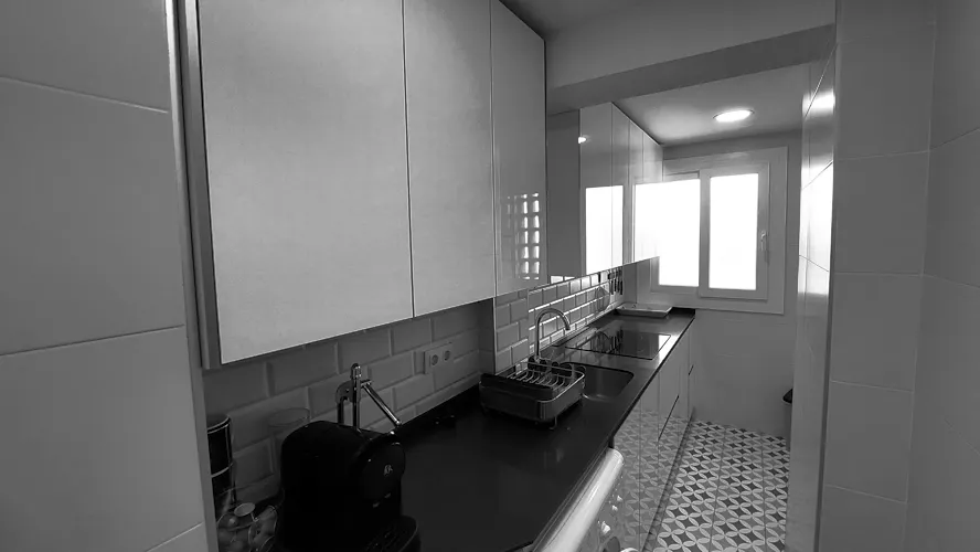 Foto de cocina en un piso en alquiler