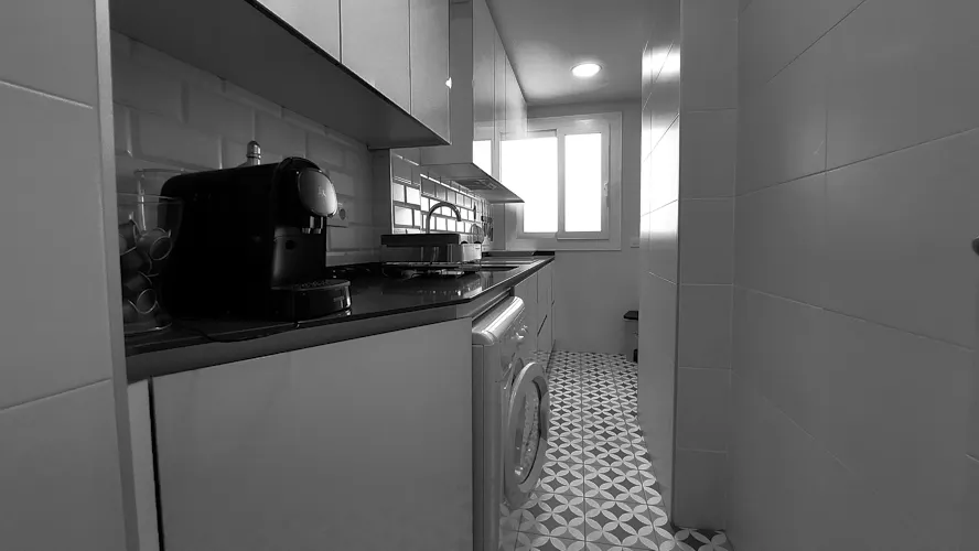 Foto de cocina en un piso en alquiler