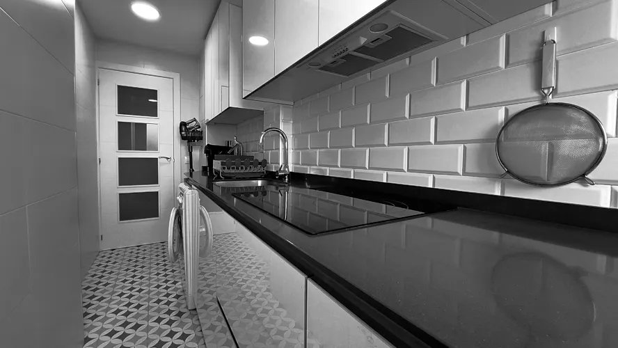 Foto de cocina en un piso en alquiler