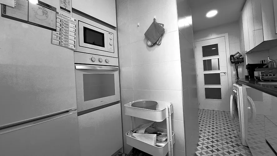 Foto de cocina en un piso en alquiler