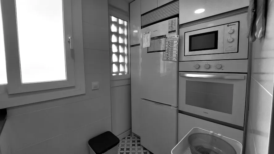 Foto de cocina en un piso en alquiler